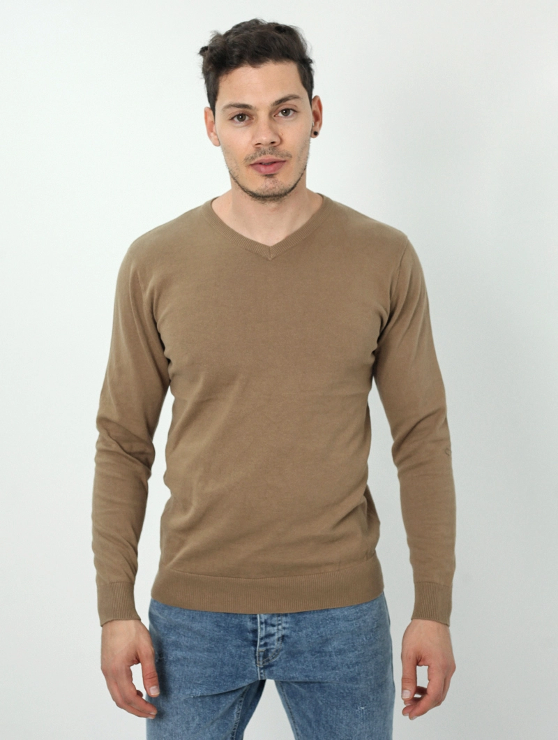 Pull col v essentiel